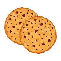 producto de pastelería galletas vector