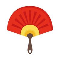 chinese fan icon vector