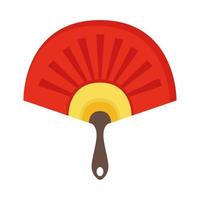 chinese fan icon vector