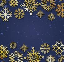 set of snowflakes on purple background vector