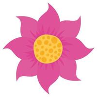 nice pink flower vector