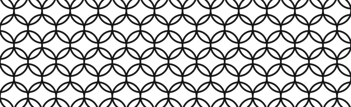 Light Abstract Background with Identical Circles - Vector