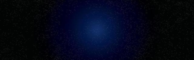 Night starry sky, dark blue space background with stars vector