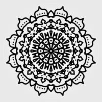 Vector round abstract circle. Mandala style.