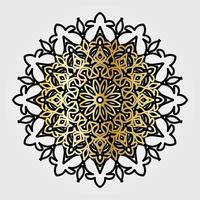 Vector round abstract circle. Mandala style.