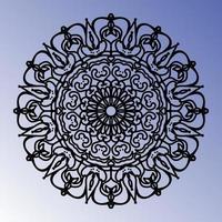 Vector round abstract circle. Mandala style.
