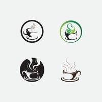 Coffee cup Logo Template vector