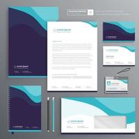 Corporate Business Identity template design stationery Vector abstract  background with memo Gift Items Color promotional souvenirs elements