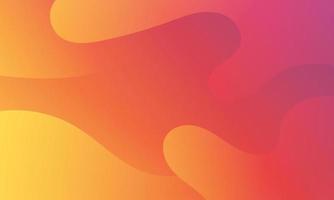 Abstract Orange Fluid Wave Background vector