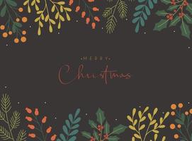 Merry Christmas background illustration vector