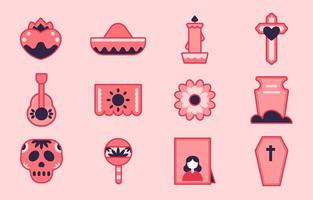 The Day of The Dead Icon vector