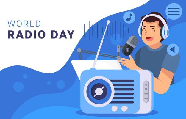 World Radio Day Background Concept