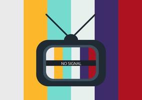 no signal tv vector