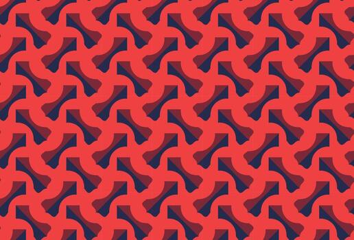 vector de patrones sin fisuras, textura de fondo abstracto, azulejos repetidos, tres colores