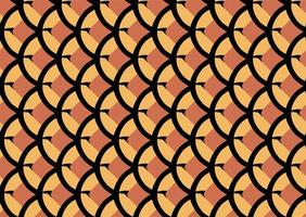 Vector seamless pattern, abstract texture background, repeating tiles, three colors