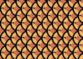 Vector seamless pattern, abstract texture background, repeating tiles, three colors