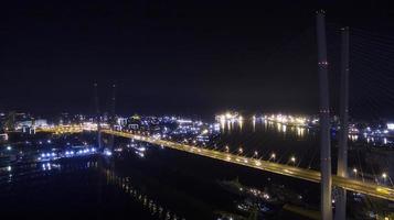 vista aérea del paisaje urbano. Vladivostok, Rusia foto