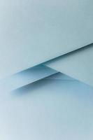 close up pastel blue colored paper banner photo