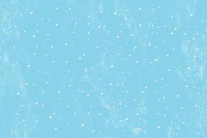 Winter snowfall and snowflakes on light blue background. Hand drawn snow pattern. Doodle cold winter sky background vector