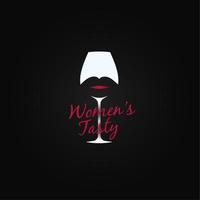 Wine logo goblet concept for wine tasting competitions and wine cellar logotype concept. Simple design for easy configure. Stylish icon for wine. Vector emblem