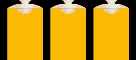 Illuminated high light, text message background for banner, poster and flyer, advertising and announcement. Yellow ray, illuminated board. Vector illustration