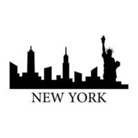 horizonte de nueva york vector