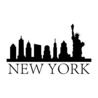 New york skyline vector