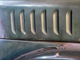 The cooling Fin air flow of old car photo