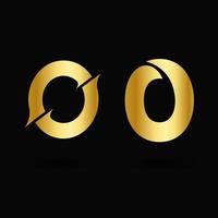 Vector Luxury Letter O Typography