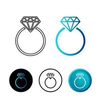 Abstract Ring Icon Illustration vector