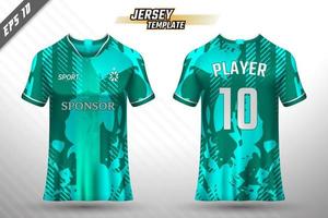 Sports jersey and t-shirt template sports jersey design vector mockup.