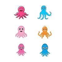 octopus vector icon illustration