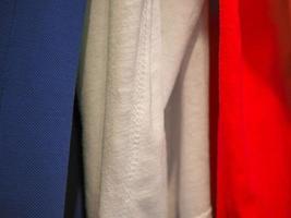 bandera francesa en francia foto
