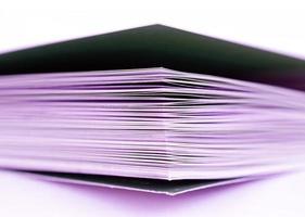purple paper sheets background photo