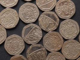 Moneda de 20 peniques, Reino Unido foto
