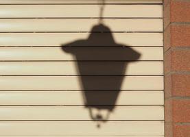 shadow of street lamp photo