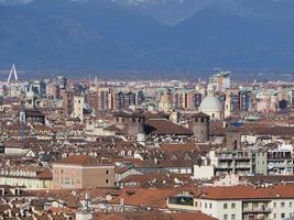 vista aerea de turin foto