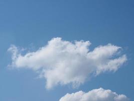 blue sky with clouds background photo