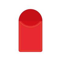Red envelope for Chinese yuan to give as a gift to children during the Chinese New Year vector