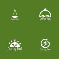 Fresh craving food icon and symbol vector illustration