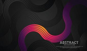 Abstract wave lines and round shapes background for element design and other users vector