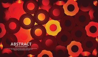 Abstract wave lines and round shapes background for element design and other users vector