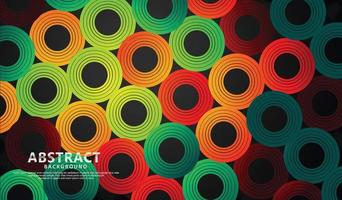 Abstract wave lines and round shapes background for element design and other users vector