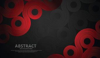 Abstract wave lines and round shapes background for element design and other users vector