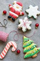 Christmas holiday gingerbread cookies photo