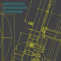 Computer aided design systems. Machine-building industry. Corporate Identity vector