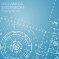 Plano. Ilustración de ingeniería vectorial. sistemas de diseño asistido por computadora vector