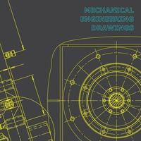 sistemas de diseño asistido por computadora. industria de construcción de maquinaria. identidad corporativa vector