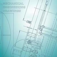 Blueprint, Sketch. Vector engineering illustration. Cover, flyer, banner, background