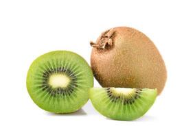 kiwi fruit isolated on white background photo